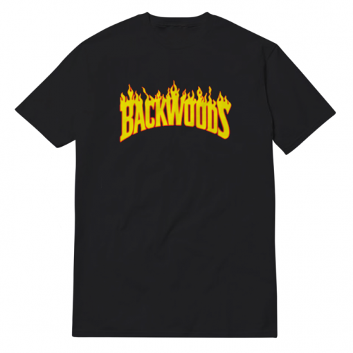 Backwoods Flame Cheap Custom T-Shirt
