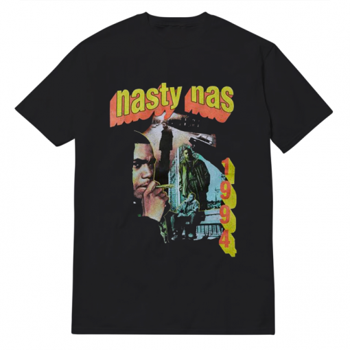 Nasty Nas 1994 Cheap Custom T-Shirt