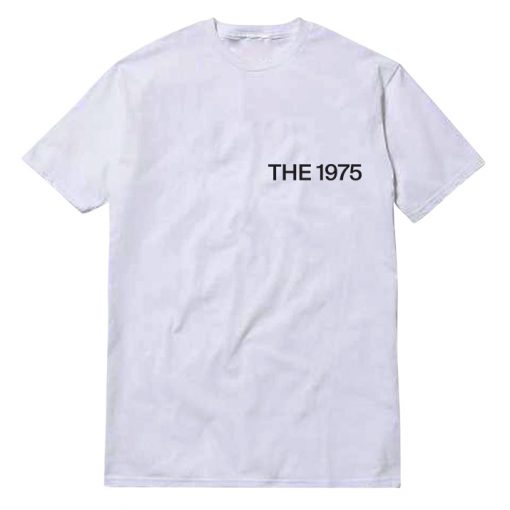 The 1975 Band Logo Plain T-Shirt