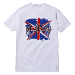 British Def Leppard Flag T-Shirt