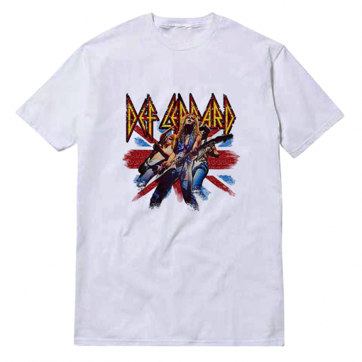 British Def Leppard Rock 80s T-Shirt