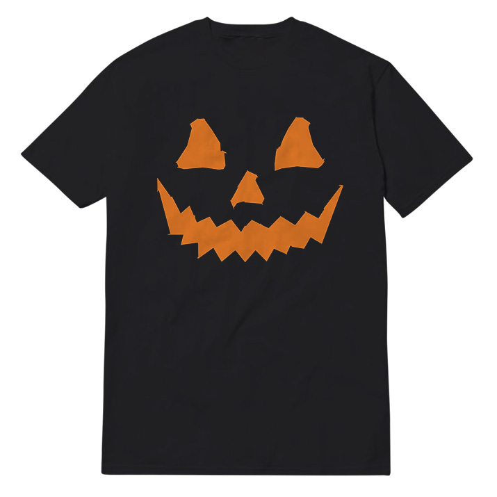 Pumpkin Face Black T-Shirt Pumpkin Face Black T-Shirt