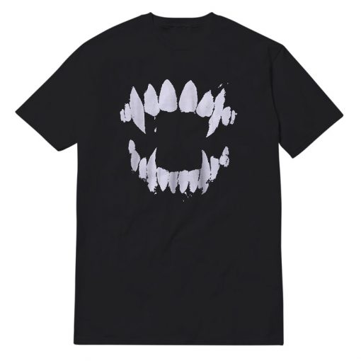 Vampire Teeth Black T-Shirt