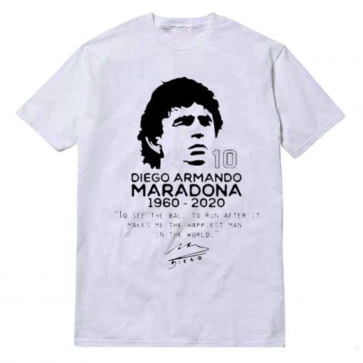 R.I.P 10 Diego Maradona 1960-2020 T-shirt