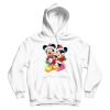 Minnie & Mickey Mouse Christmas White Hoodie