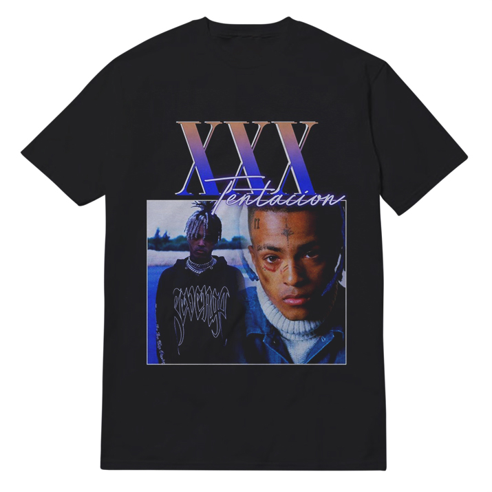 R.I.P XXX TENTACION VINTAGE BLACK T-SHIRT R.I.P XXX TENTACION VINTAGE BLACK T-SHIRT