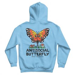 Anti-Social Butterfly Dark Pullover Hoodie
