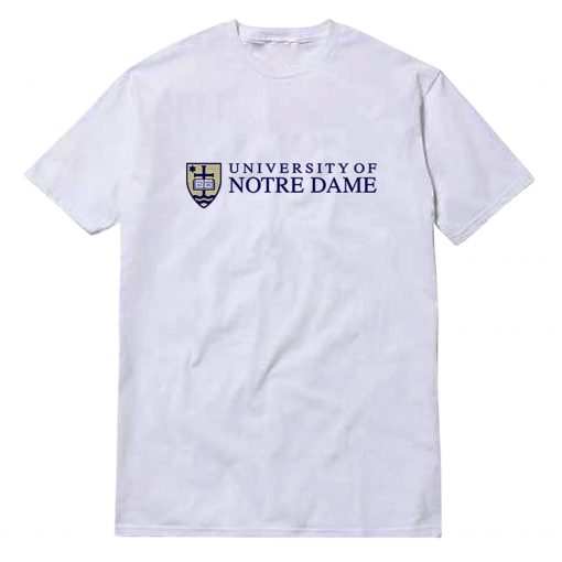 University of Notre Dame White T Shirt Unisex
