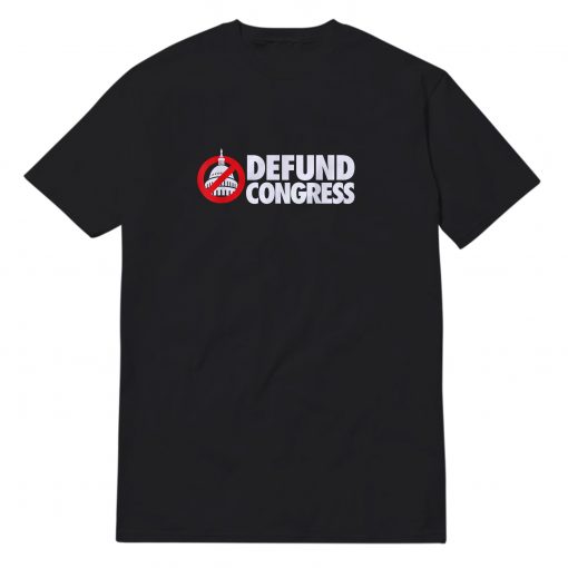 Defund Congress Black T-Shirt