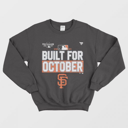 Built For October Black Sweatshirt