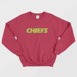 Chiefs Yellow Font Sweatshirt