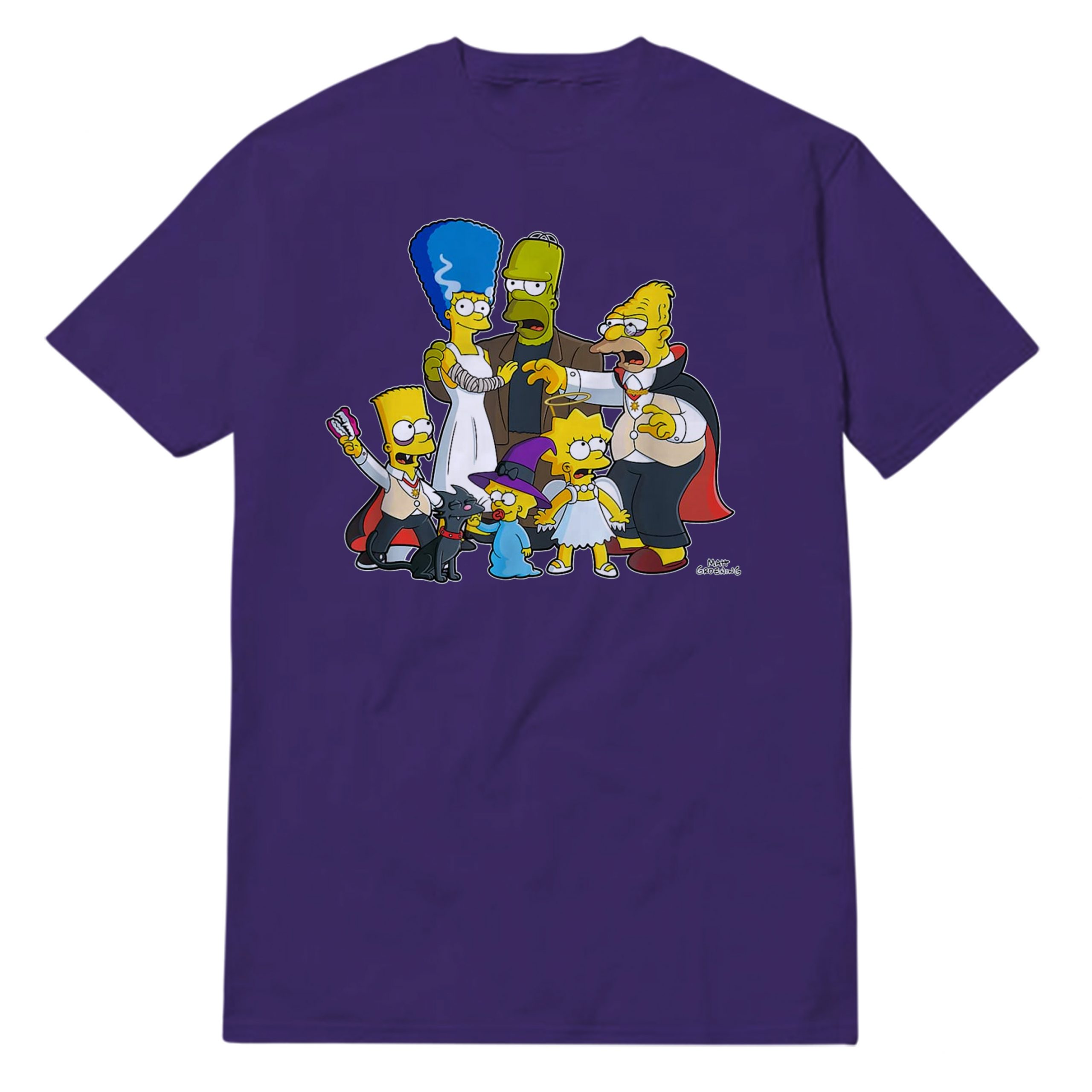 MOCKUP-T-SHIRT The Simpsons Frankenstein