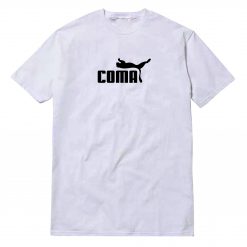 Coma Funny Parody Logo T-Shirt