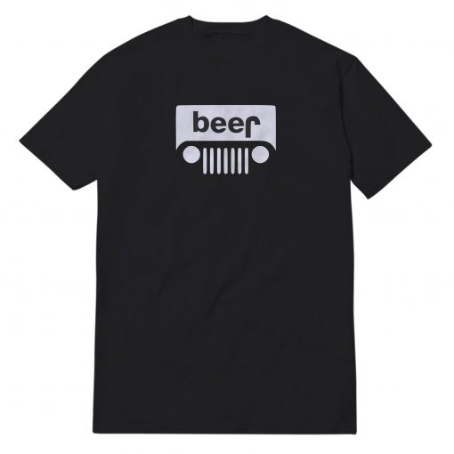 Funny Beer Parody Of Jeep Logo T-Shirt