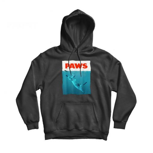 Paws From Jaws Parody Hoodie