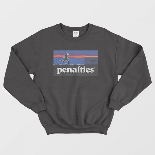 Penalty Kick In Football Parody Patagon Sweatshirt