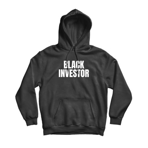 Stock Market Black Investors Club Hoodie