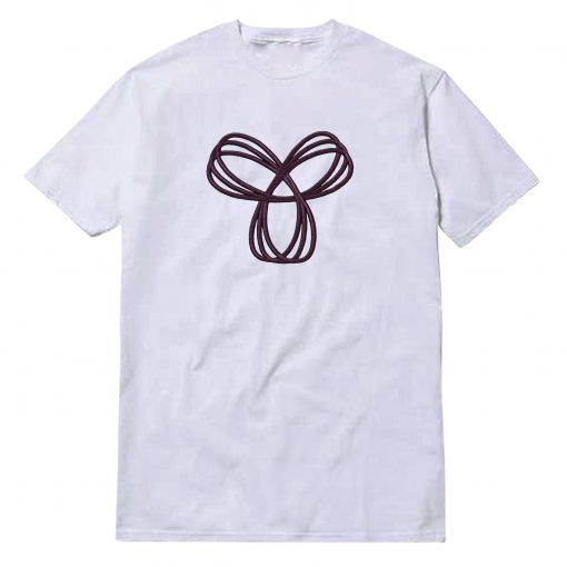 TNA Purple Logo White T-Shirt