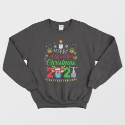 Merry Quarantine Christmas 2021 Sweatshirt
