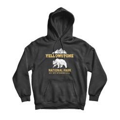 National Park Wyoming Grizzly Bear Hoodie