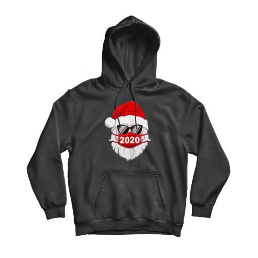 Santa With Face Mask Christmas 2020 Hoodie