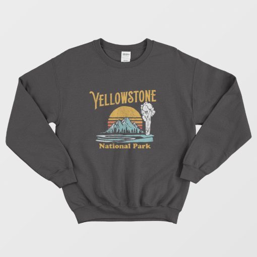 Yellowstone National Park Retro 80's Sweatshirt