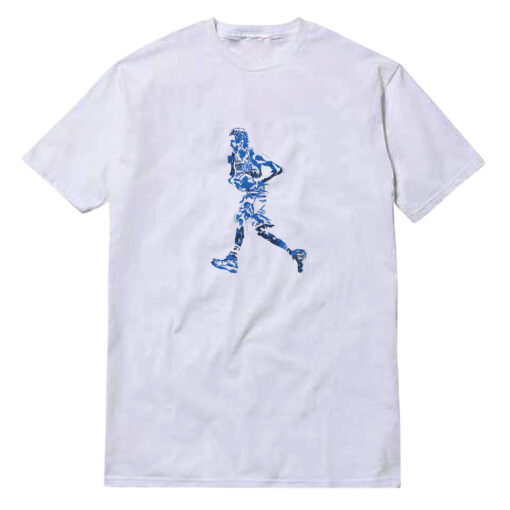 Dirk Nowitzki Dallas Mavericks Pixel Art T-Shirt