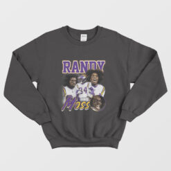 Randy Gene Moss 84 Dream Black Purple Sweatshirt
