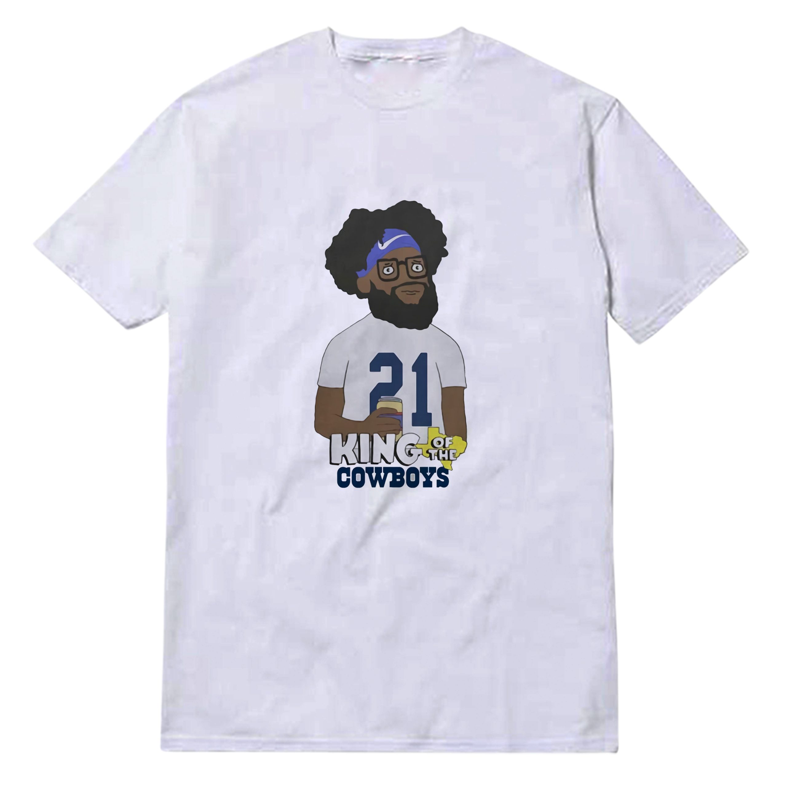 Ezekiel Elliott King Of The Cowboy T-Shirt Ezekiel Elliott King Of The Cowboy T-Shirt