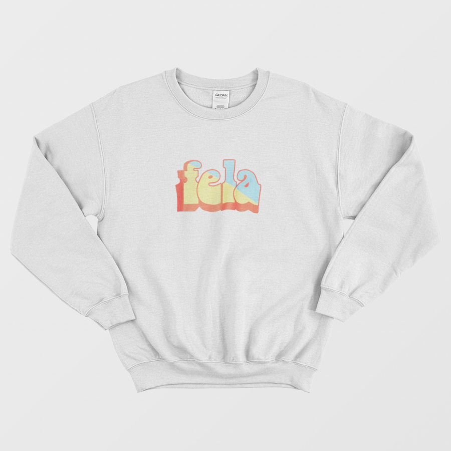 Fela Kuti Rainbow Colour Sweatshirt Fela Kuti Rainbow Colour Sweatshirt