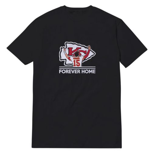 Patrick Mahomes Forever Home Kansas City Chiefs Football Logo T-Shirt