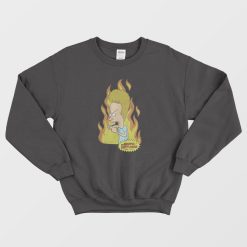 Beavis And Butthead Flame Sweatshirt