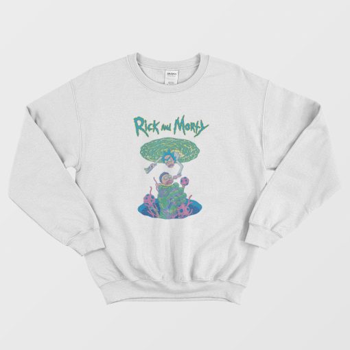 Poster Rick And Morty Portal Sweatshirt