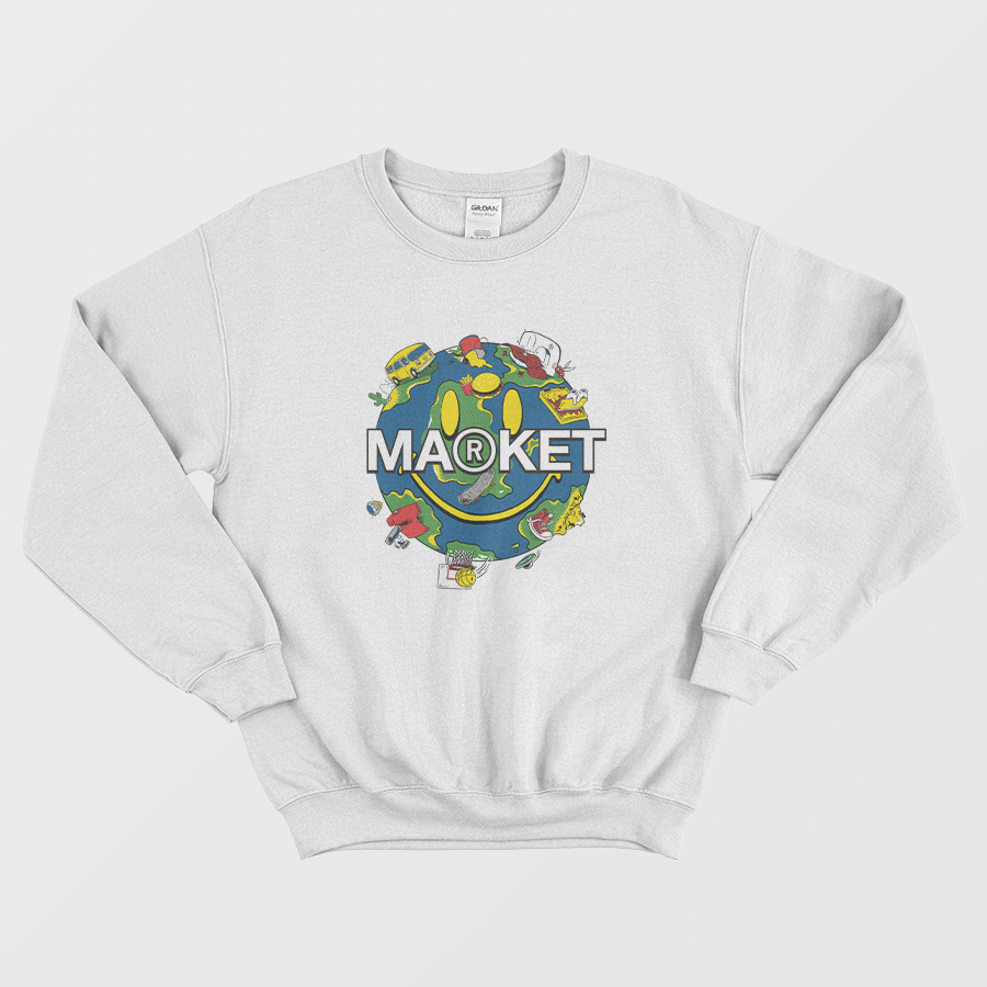 Chinatown Market Earth Logo Sweatshirt Chinatown Market Earth Logo Sweatshirt