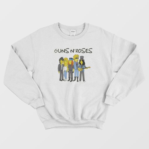 Guns N Roses Simpsons Sweatshirt