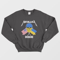 Metallica Ukraine Flag Sweatshirt