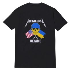 Metallica Ukraine Flag T-Shirt