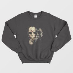 Michael Myers and Jason Voorhees Mask Sweatshirt