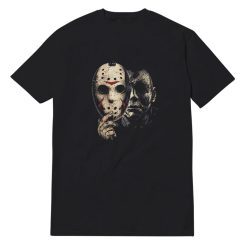 Michael Myers and Jason Voorhees Mask T-Shirt