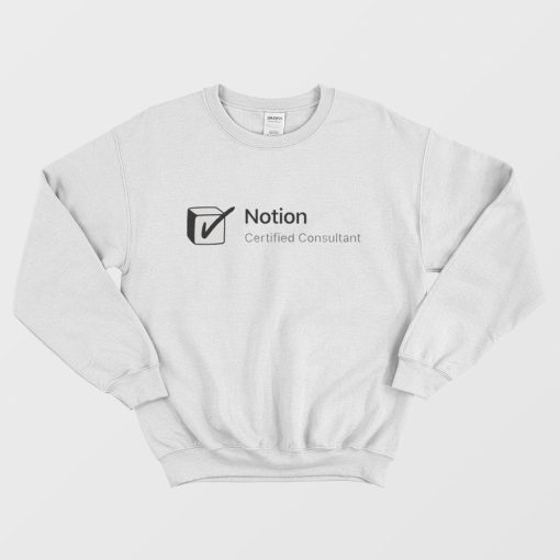 Notion Certified Consultant Sweatshirt