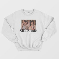 Silk Sonic Fan Art Album Cover Art 90's Sweatshirt
