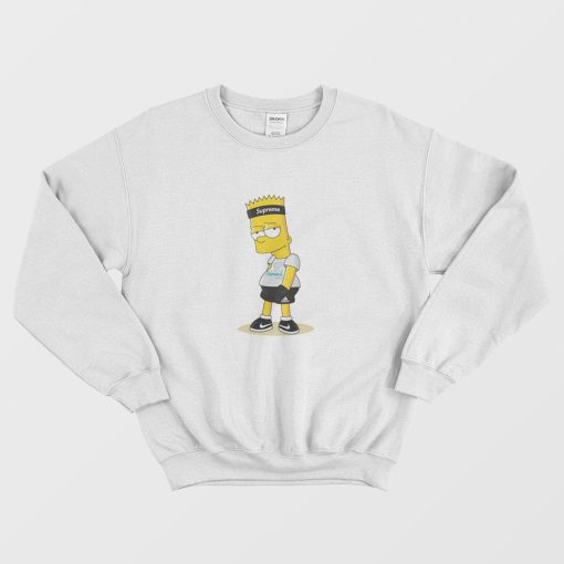 Bart Simpsons Hypebeast Style Sweatshirt