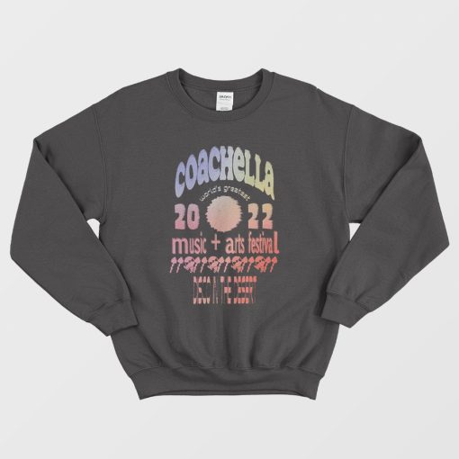 Faded Black Coachella 2022 Sweatshirt