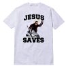 Hockey Goalie Jesus Saves T-Shirt