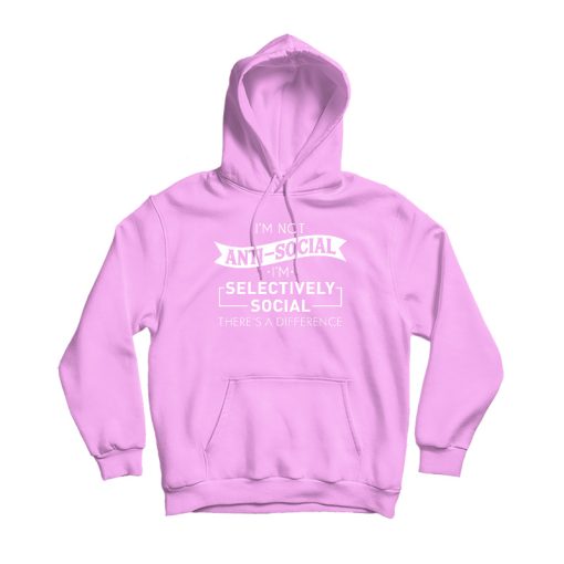 I'm Selectively Social Hoodie