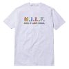 MILF Rainbow Script T-Shirt