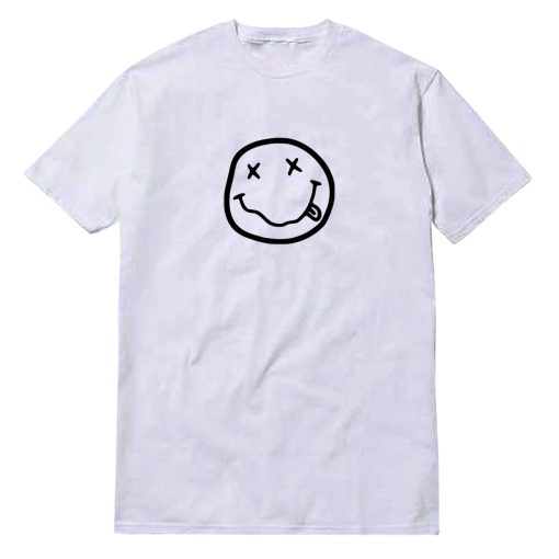 Nirvana Smile Black Logo T-Shirt