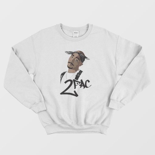 Vintage Tupac Printed Sweatshirt