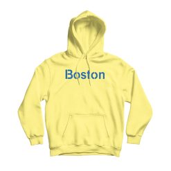 yellow red sox hoodie