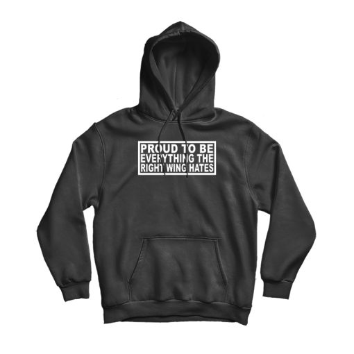 Proud To Be Everything The Right Wing Hates Hoodie